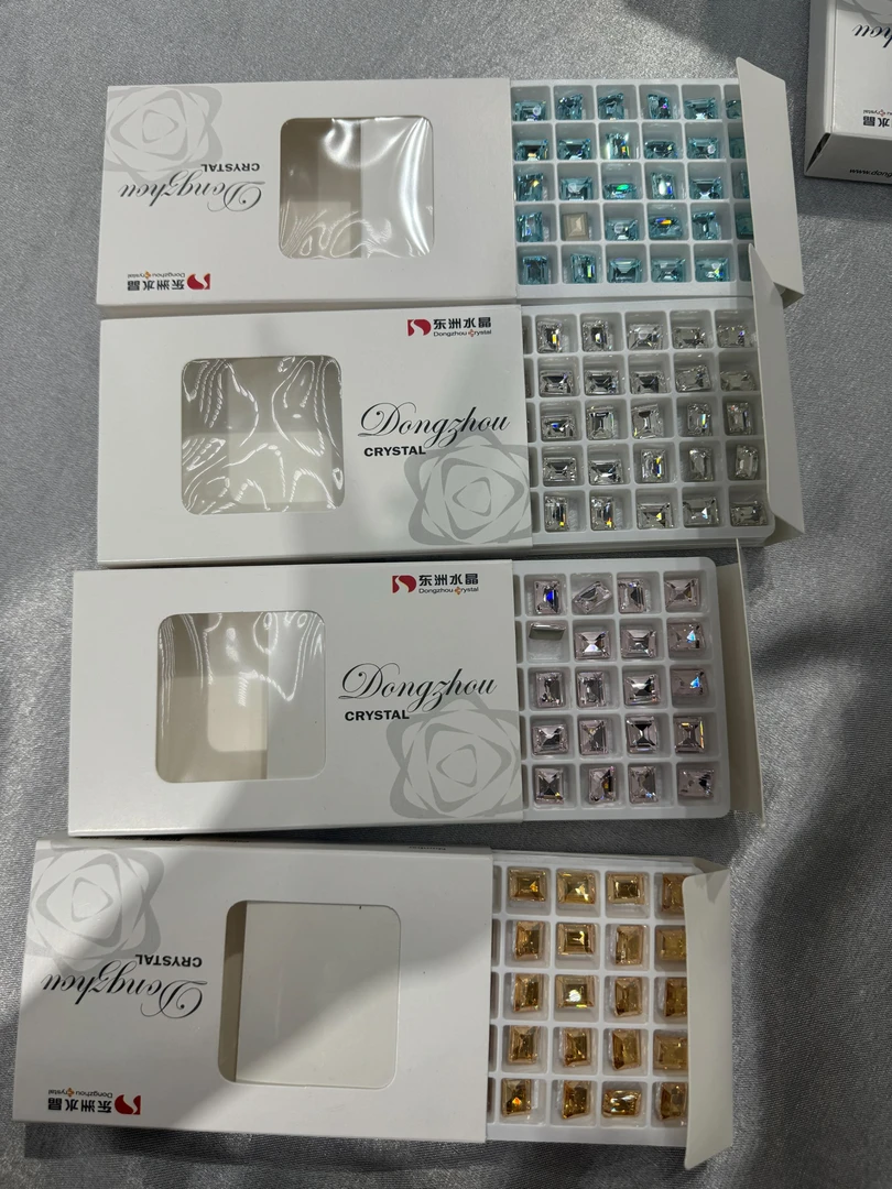 饰品专场-大方糖混装东洲水晶美甲饰品美甲钻饰美甲饰品10*8mm