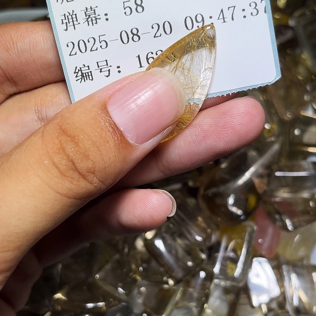一***友烟晶戒指银S925镶嵌