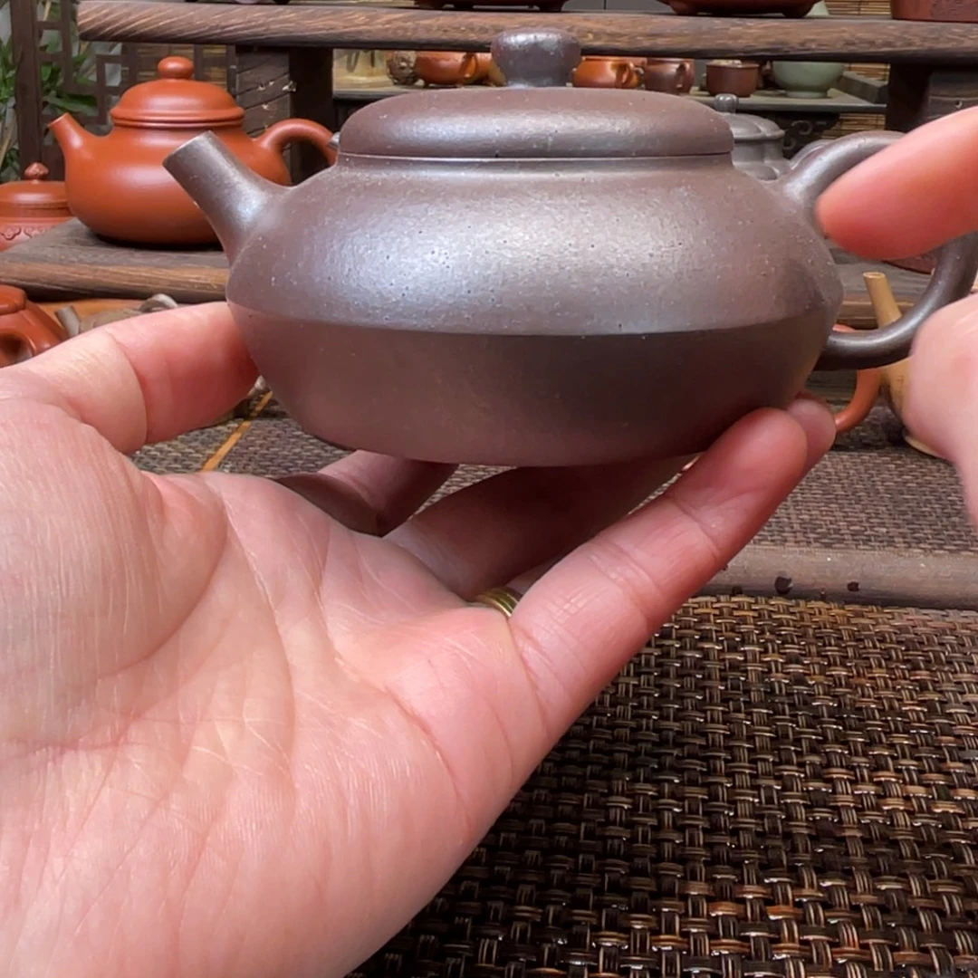 紫砂茶壶宜兴原矿紫砂手工制180
