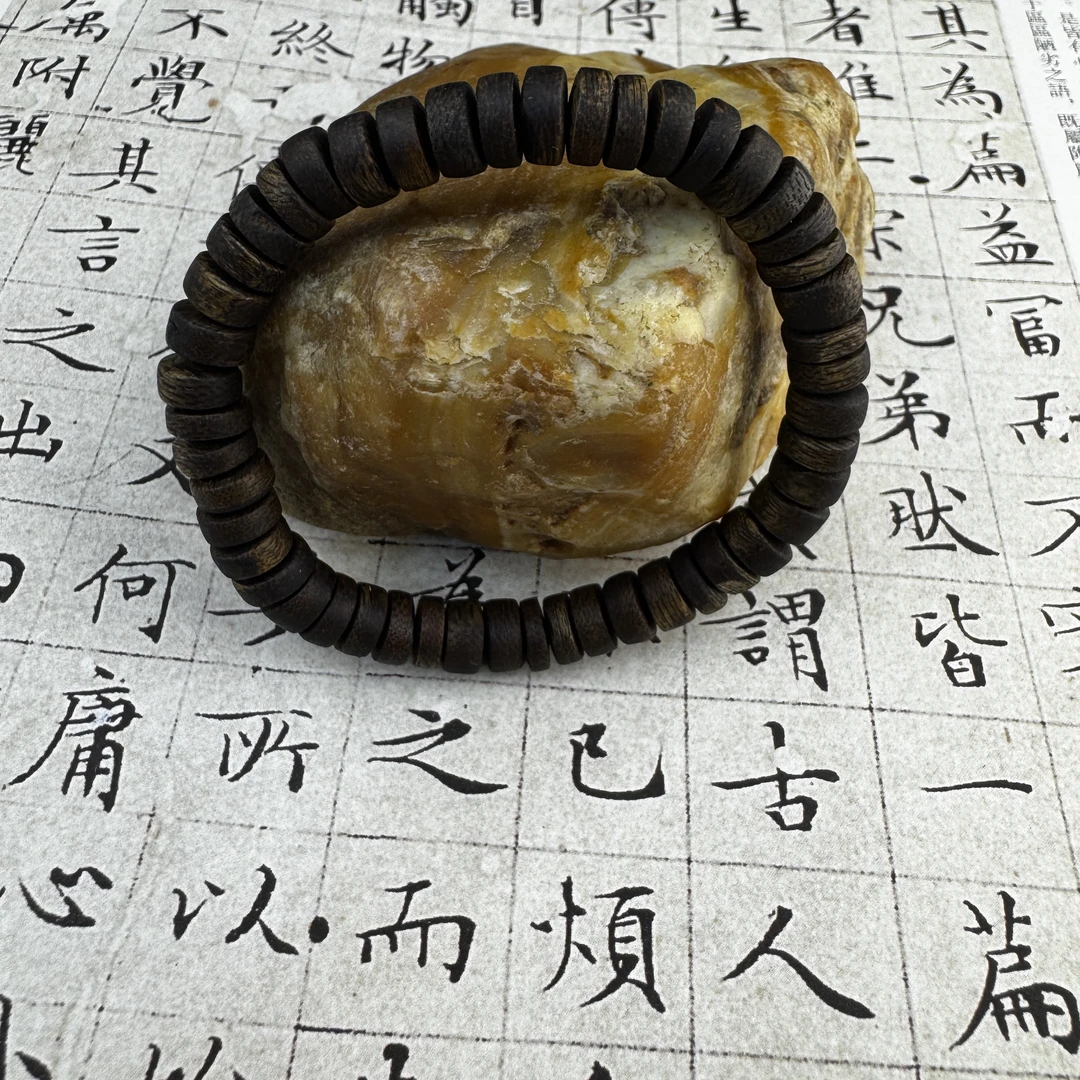 z-918【巴布亚树心留疤沉香】单圈7mm、5.1g