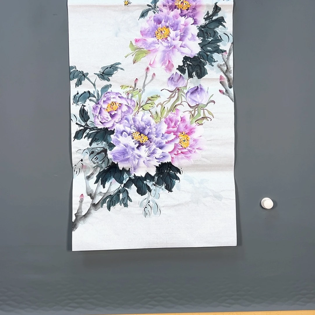 国画353 花鸟和花的颜色一样漂亮哦