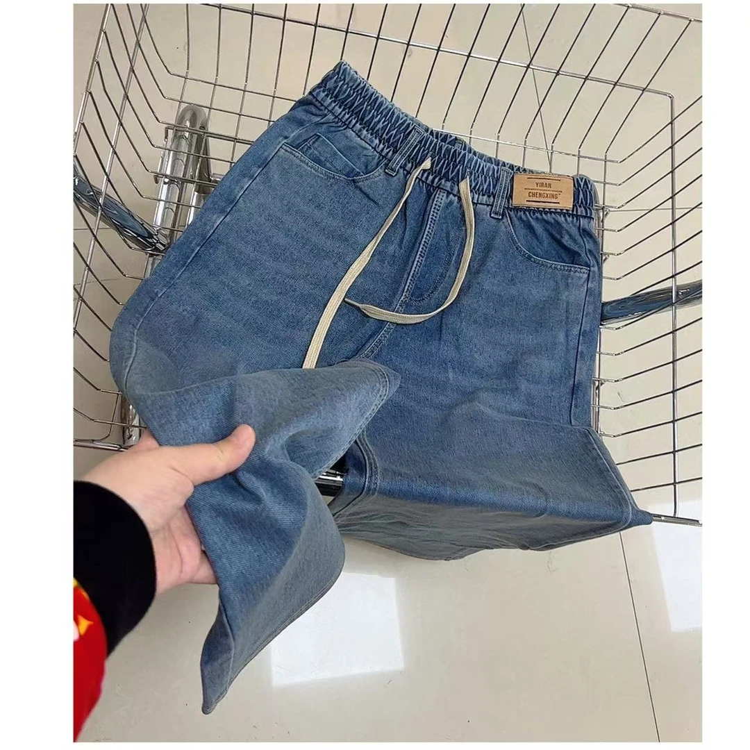 当当家-（品质款）百搭洋气时尚直筒休闲水洗牛仔裤--8315