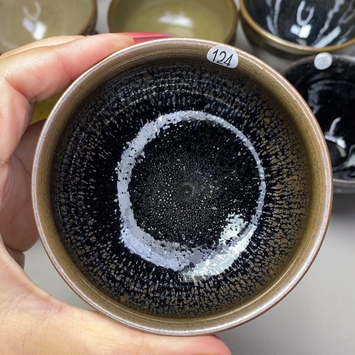 茶盏建窑建盏磨底柴烧主人杯