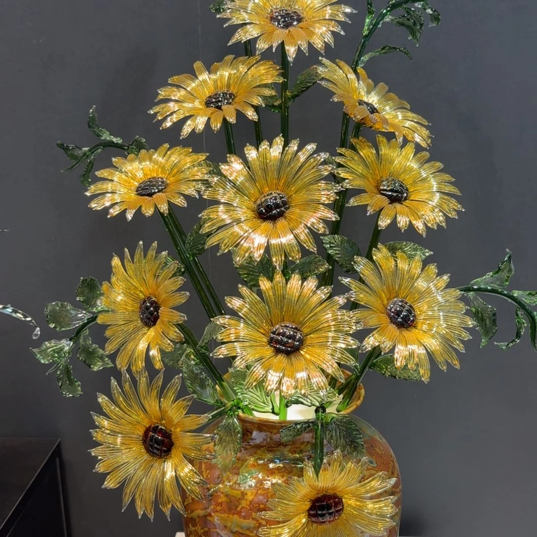 手工艺品琉璃向阳而生50