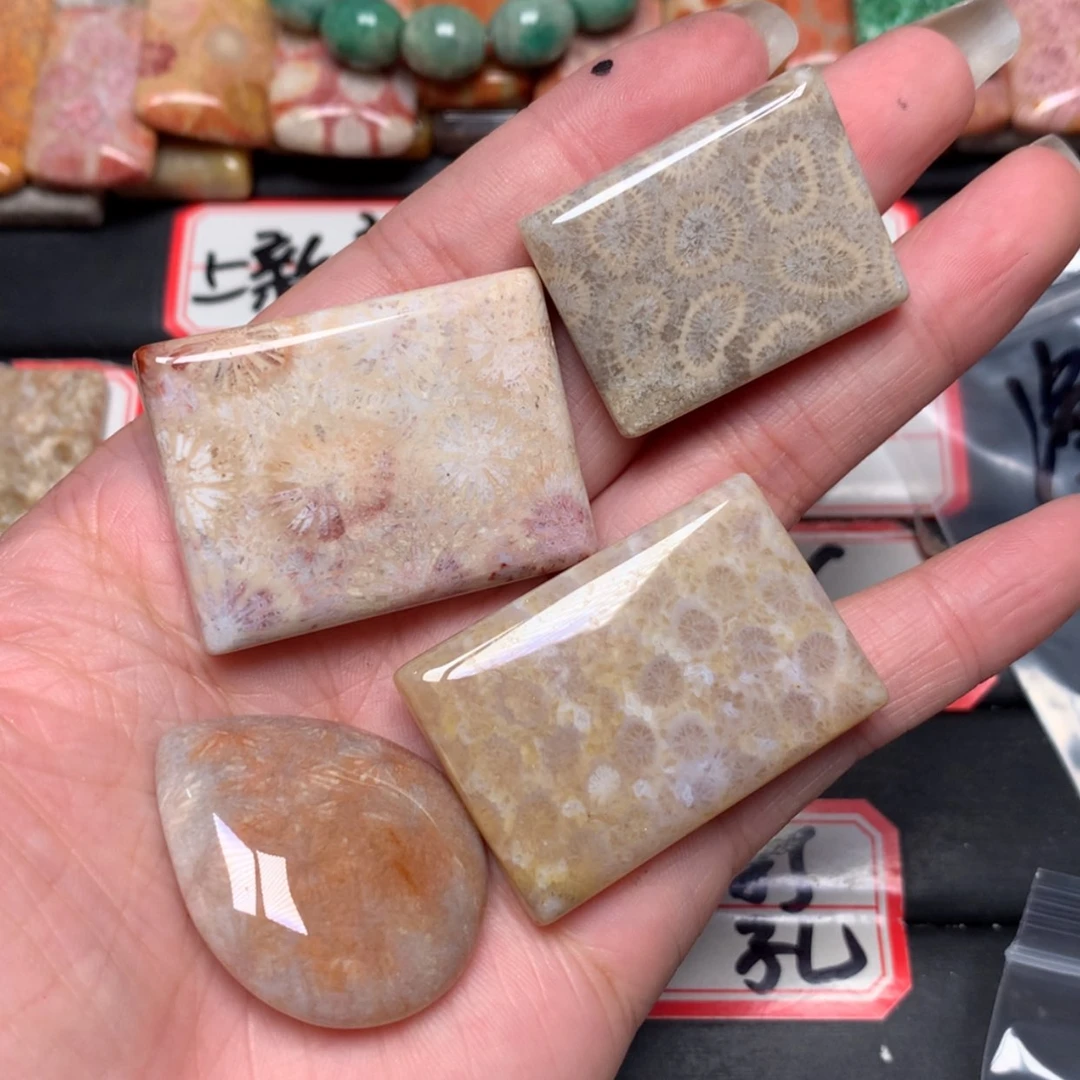 【闪购商品】未镶嵌颈饰硅化玉渔****）
