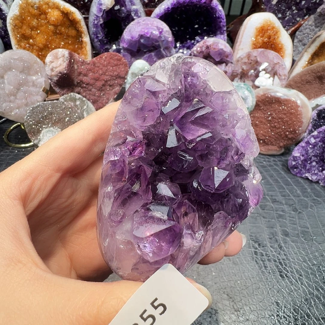 珠宝半成品未镶嵌紫晶