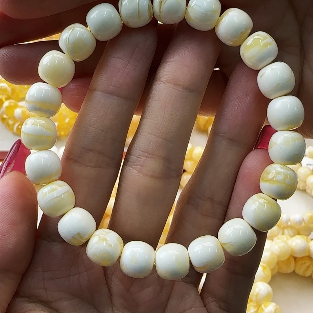 琥珀未镶嵌手链蜜蜡手串