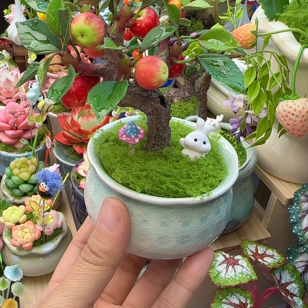 树脂粘土仿真果树