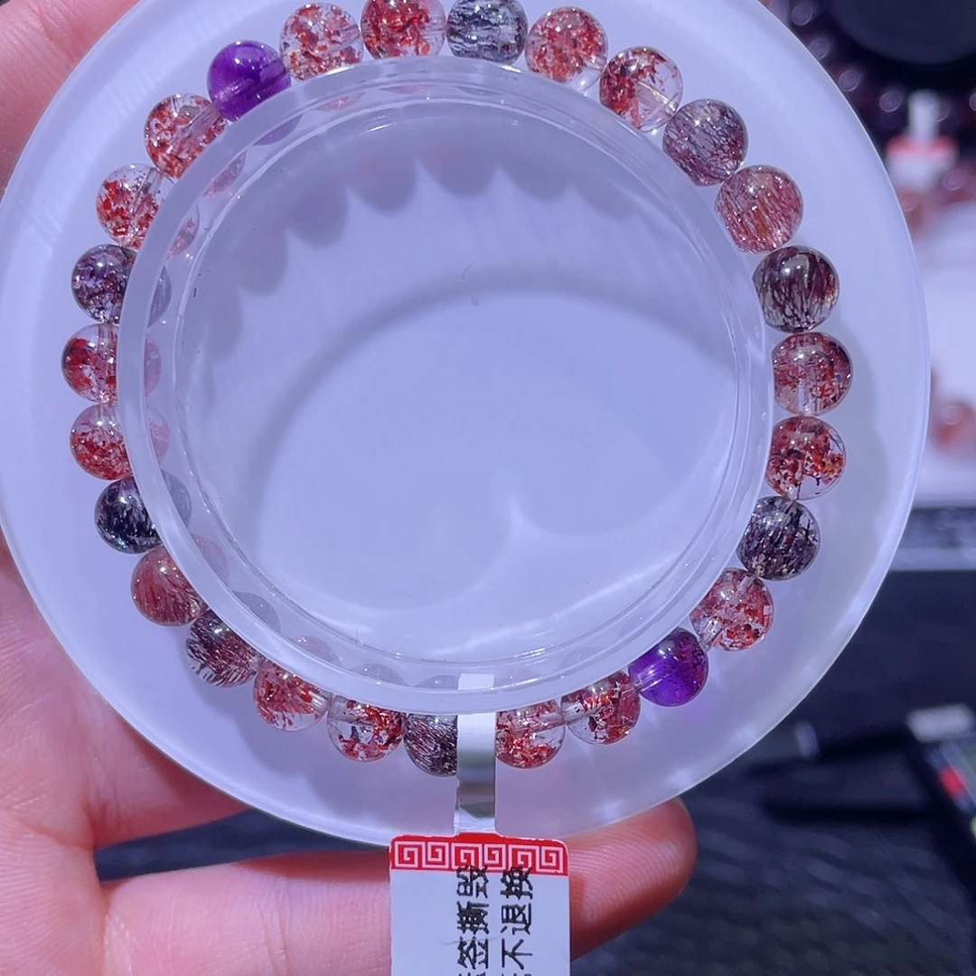 水晶手链未镶嵌草莓超七8.5
