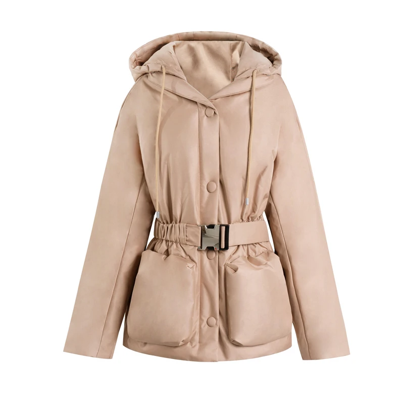 dunnu敦奴韩版秋冬修身羽绒服时尚收腰冬季女款短款外套FS5Y2163