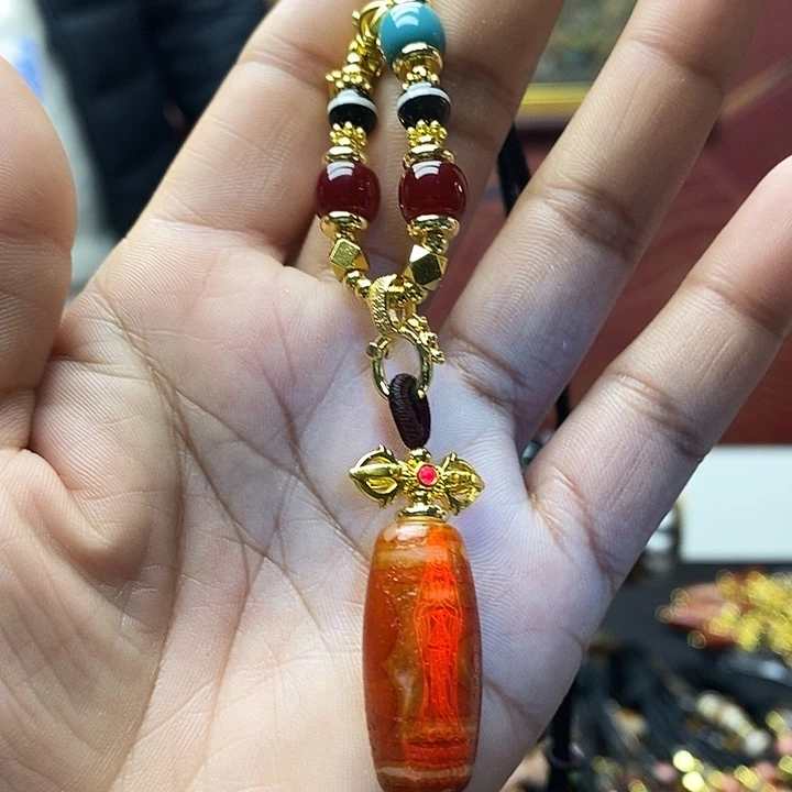 玛瑙/玉髓合金颈饰