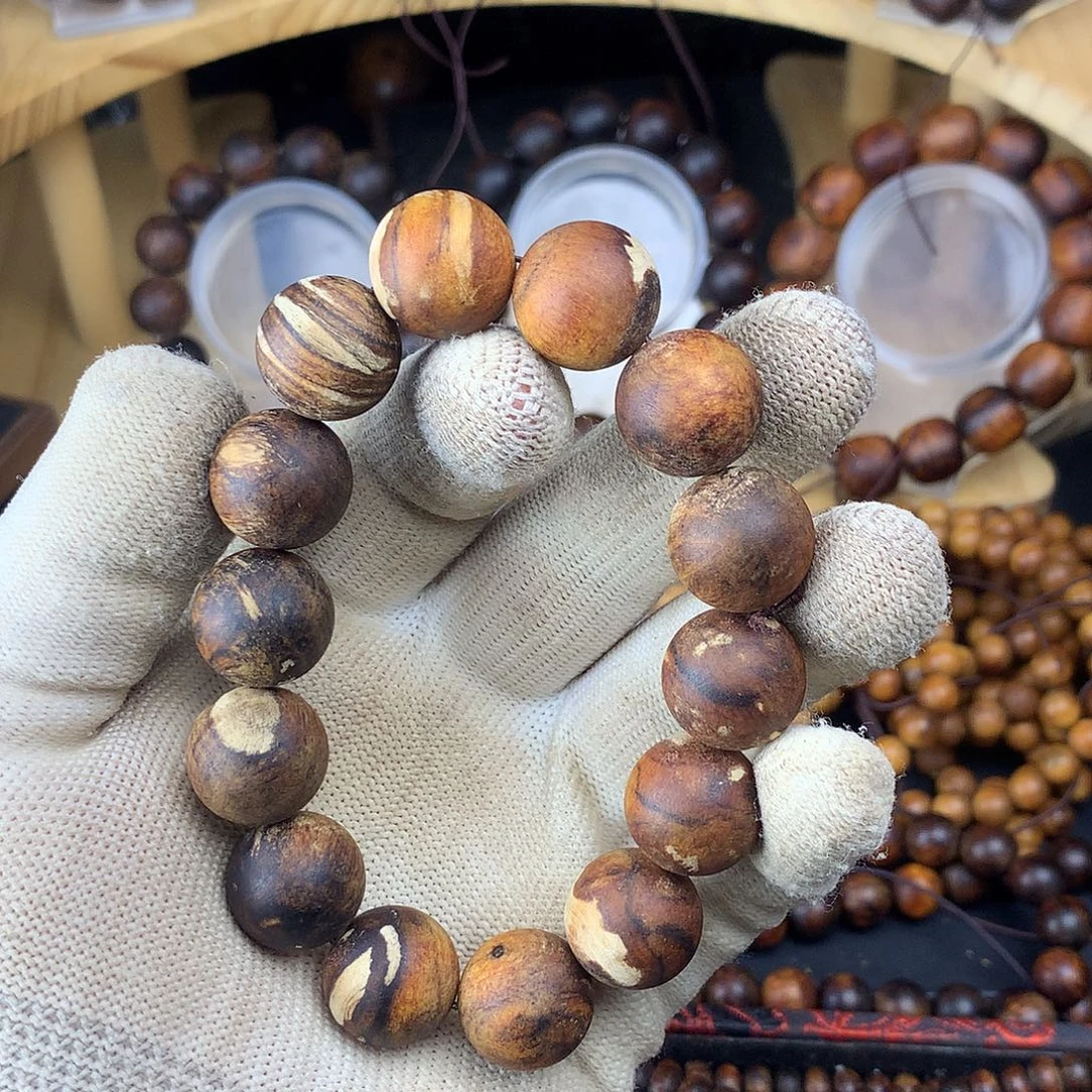 贡木手串/手链15夹白粗抛今日特惠