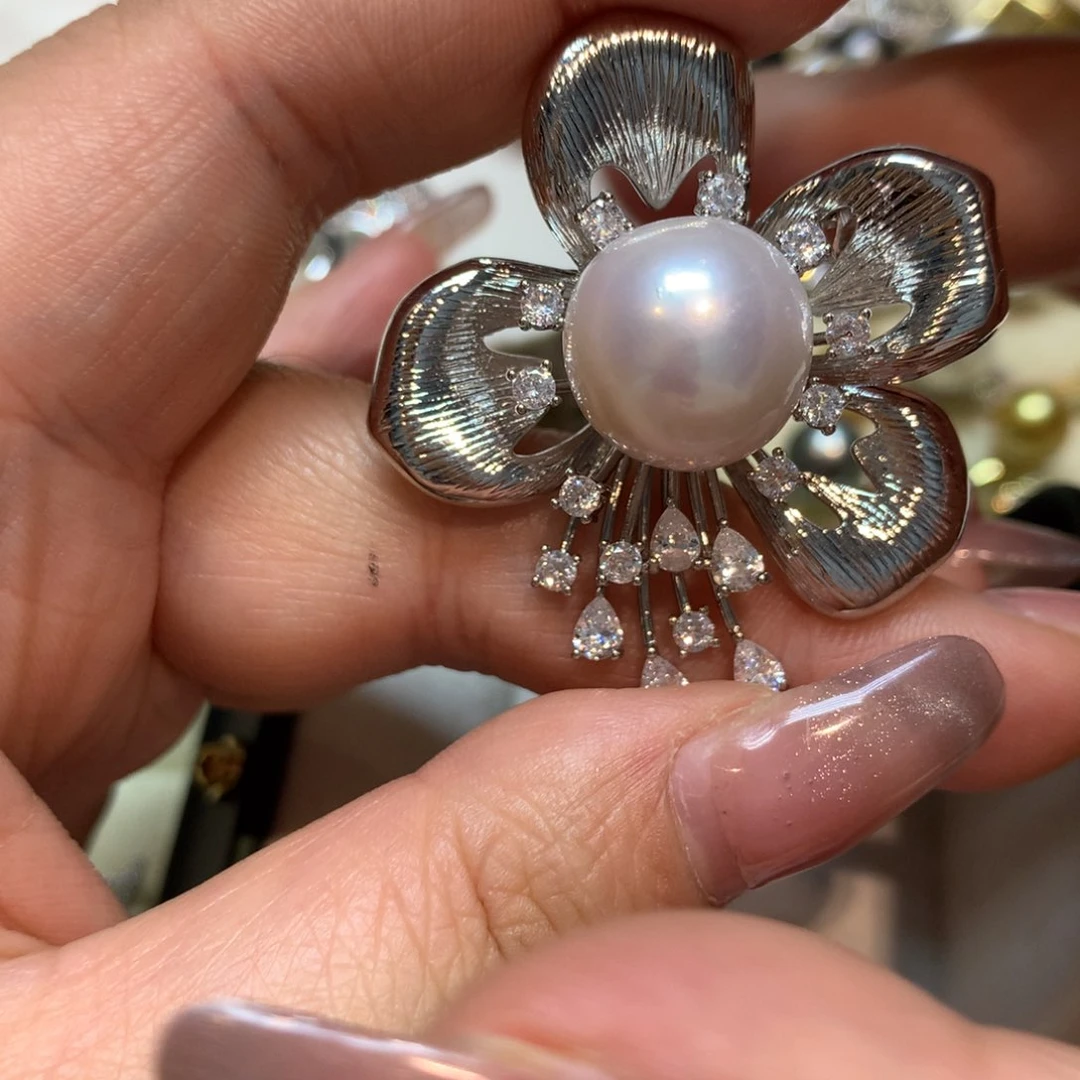 淡水珍珠胸饰未镶嵌