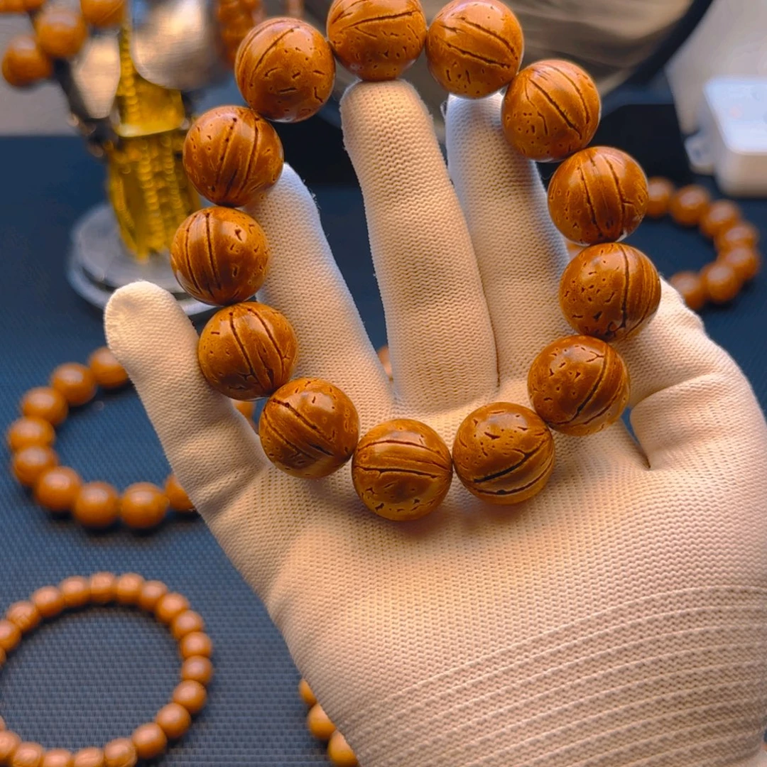 风***人手串桃核20尺寸东北桃核