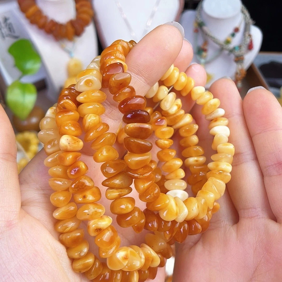 未镶嵌琥珀珠宝奇石多样性发一条