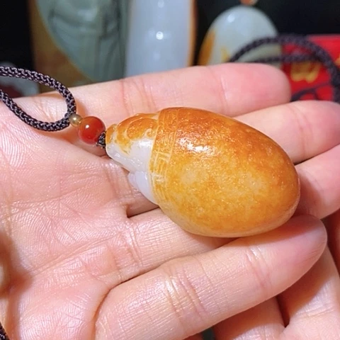 【闪购商品】未镶嵌和田玉挂件全*福