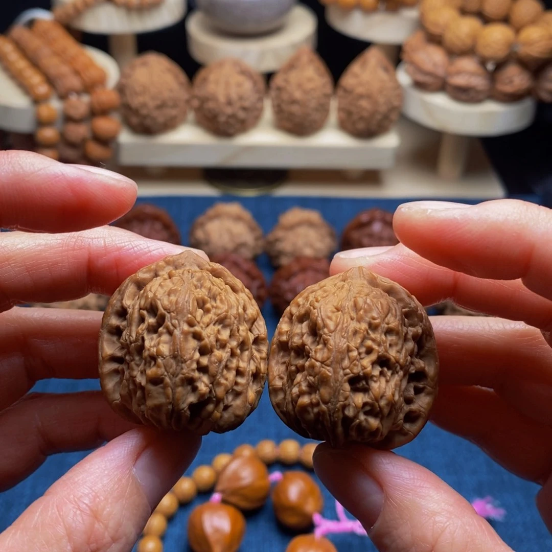 吊坠桃核福利野生四喜虎头32