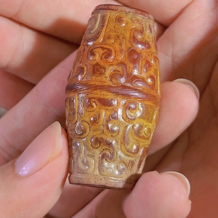 体***广和田玉（糖玉）未镶嵌挂件