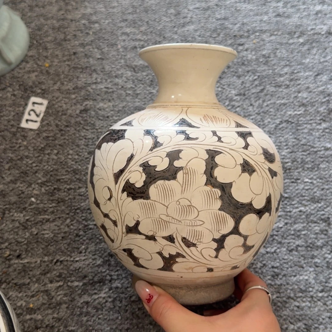 哈哈耀洲福利哈哈哈哈磁州窑白底