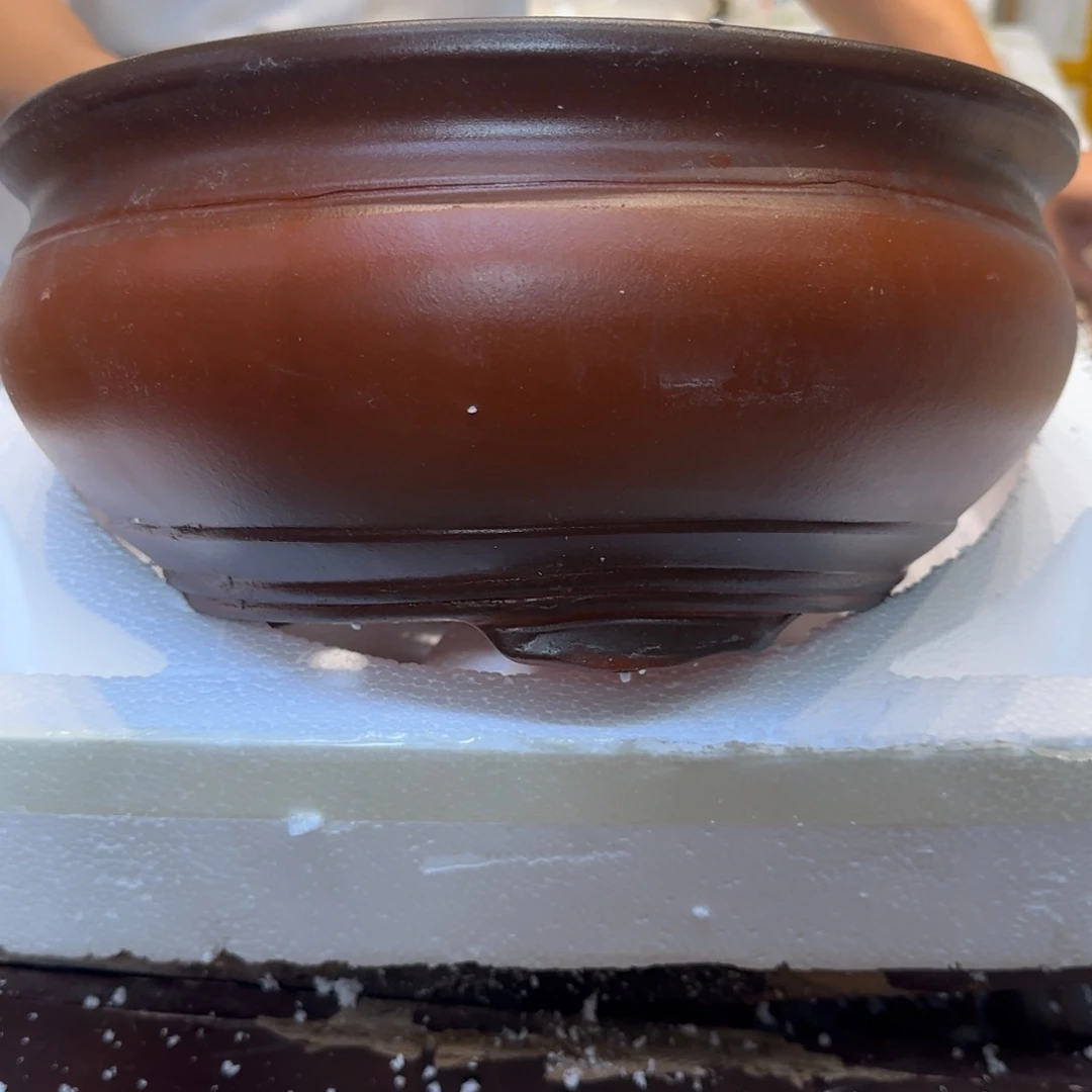 紫砂花盆口径25.11口径