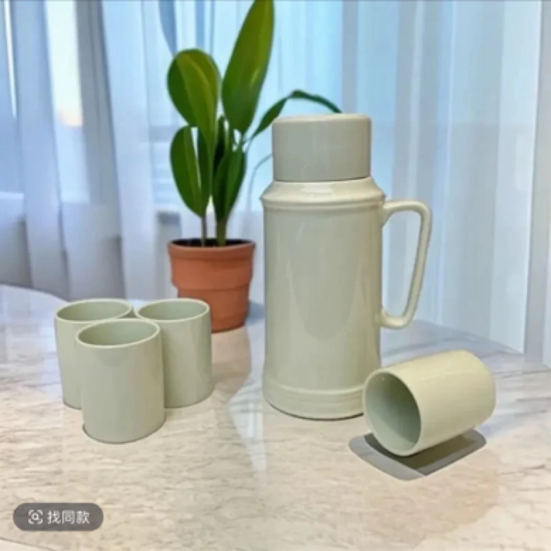 彩晶瓷极简水壶套装