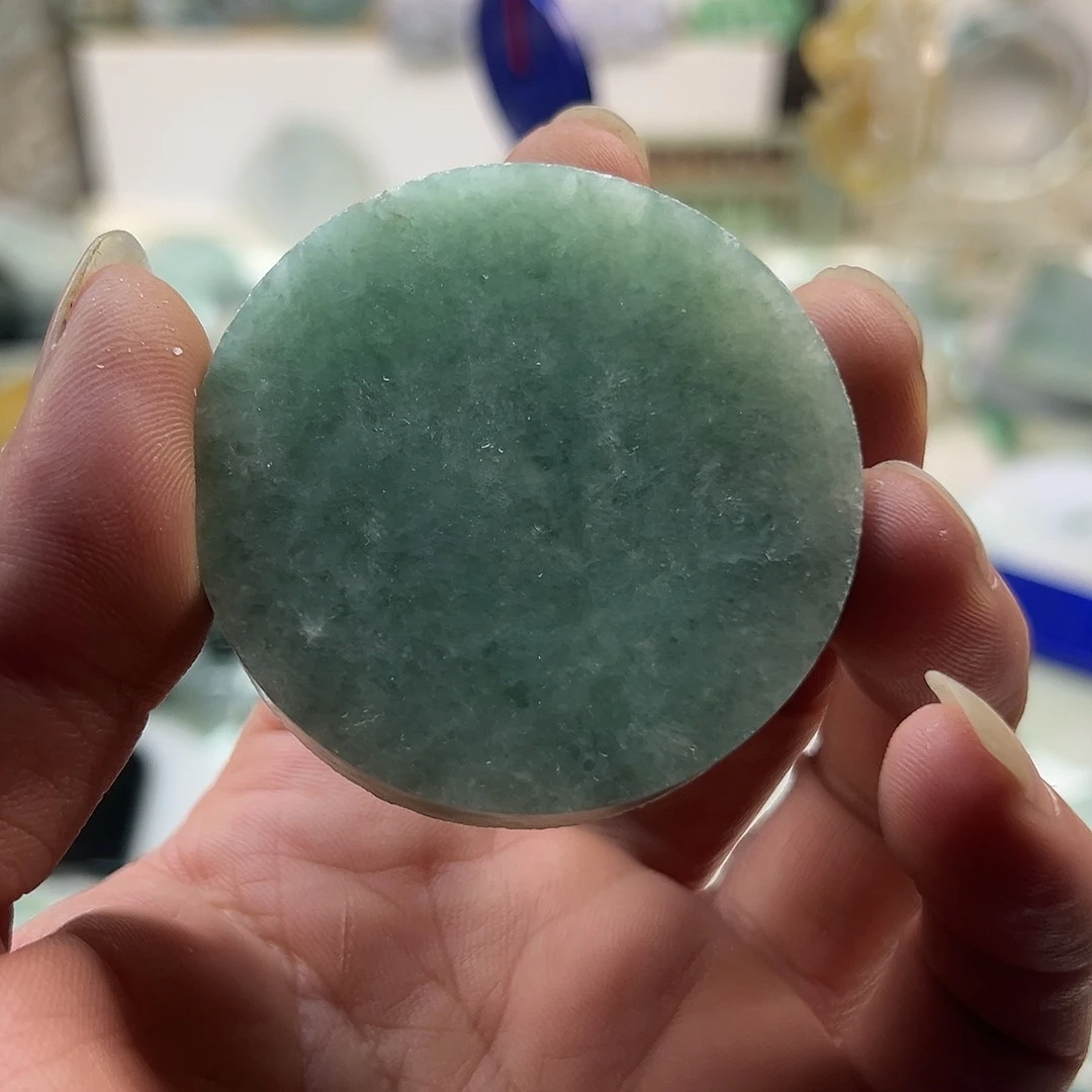 翡翠挂件未镶嵌江*毛