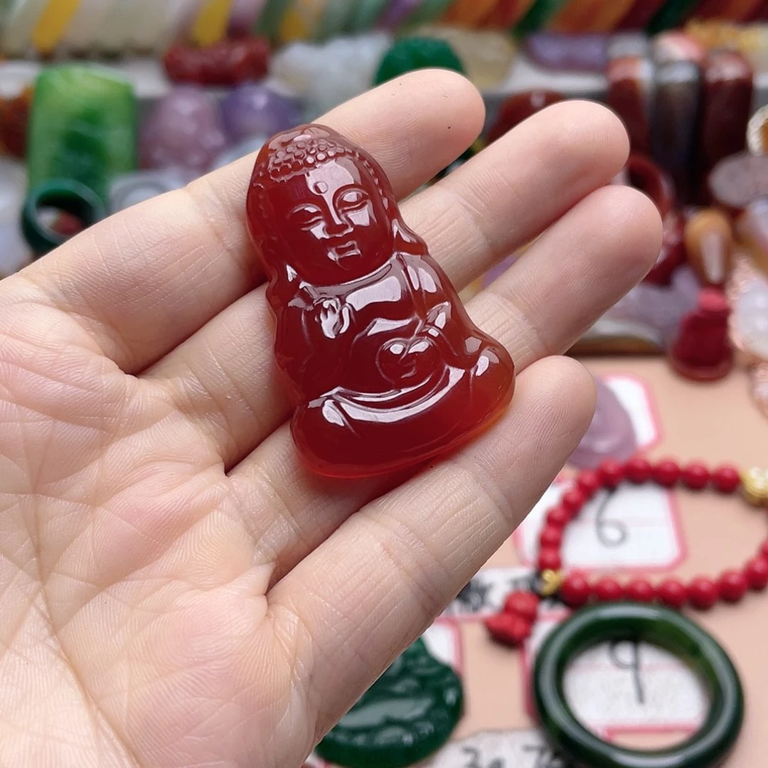 玛瑙/玉髓颈饰合金幸****5