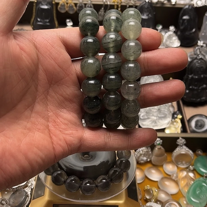 平***乐石英质玉未镶嵌手串