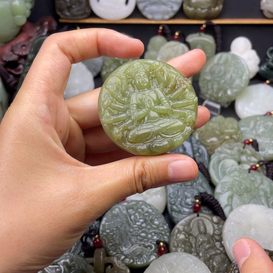 和田玉颈饰未镶嵌