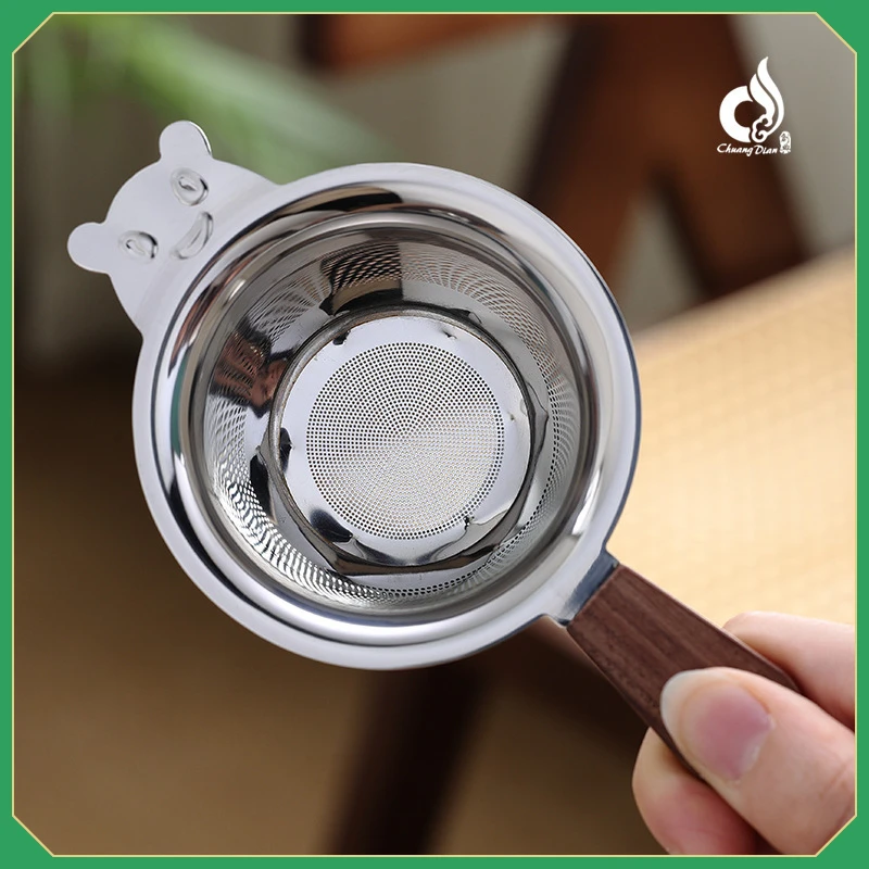可爱茶漏家用304不锈钢茶滤茶漏创意超细茶漏防烫单个茶漏 滤茶器