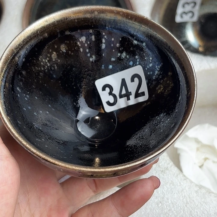 茶盏沐雨茶器柴烧主人杯