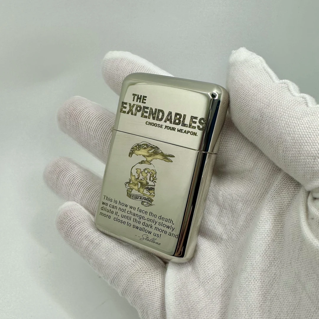 JX-正品ZORRO佐罗790镀铬敢死队煤油打火机男士送礼夏季打火机