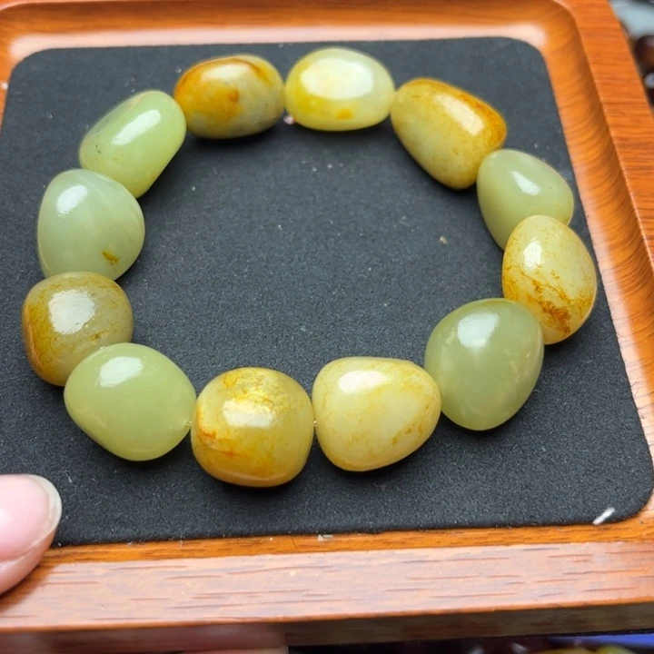 和田玉未镶嵌手链