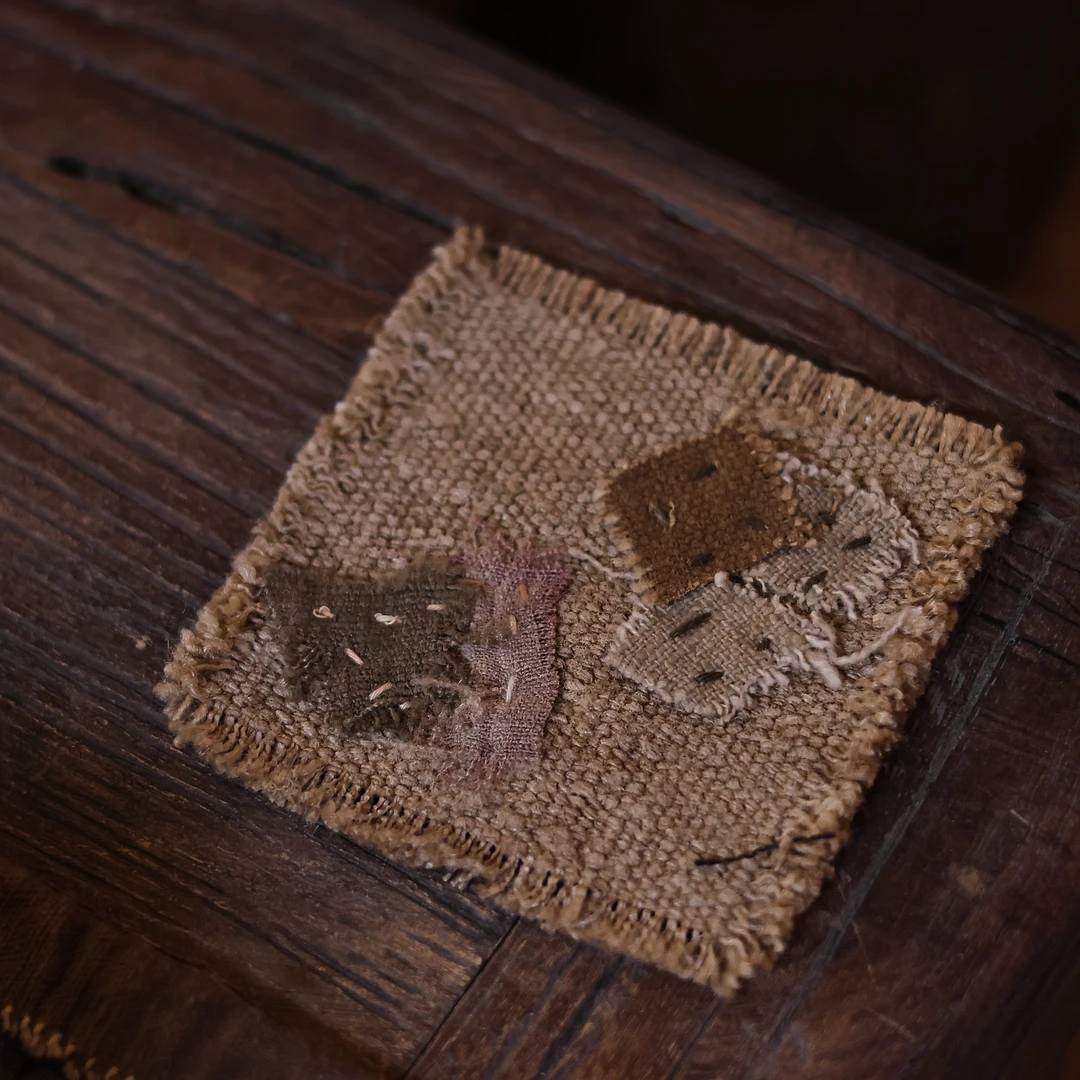 【柿间小院】全手工*拼接杯垫*茶道