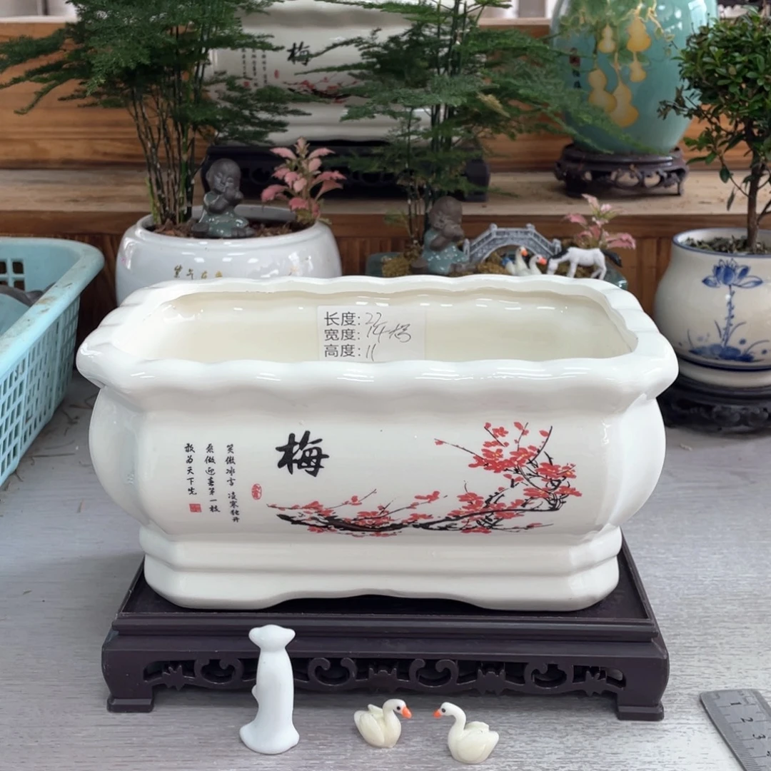 陶瓷花盆紫砂花盆艺术花盆创意盆景盆