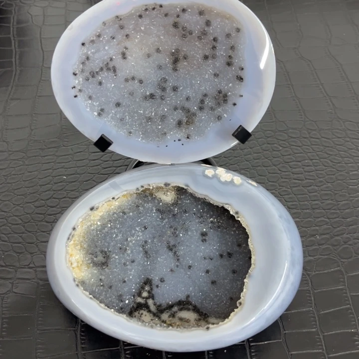 水晶珠宝半成品未镶嵌全抛蓝晶盆