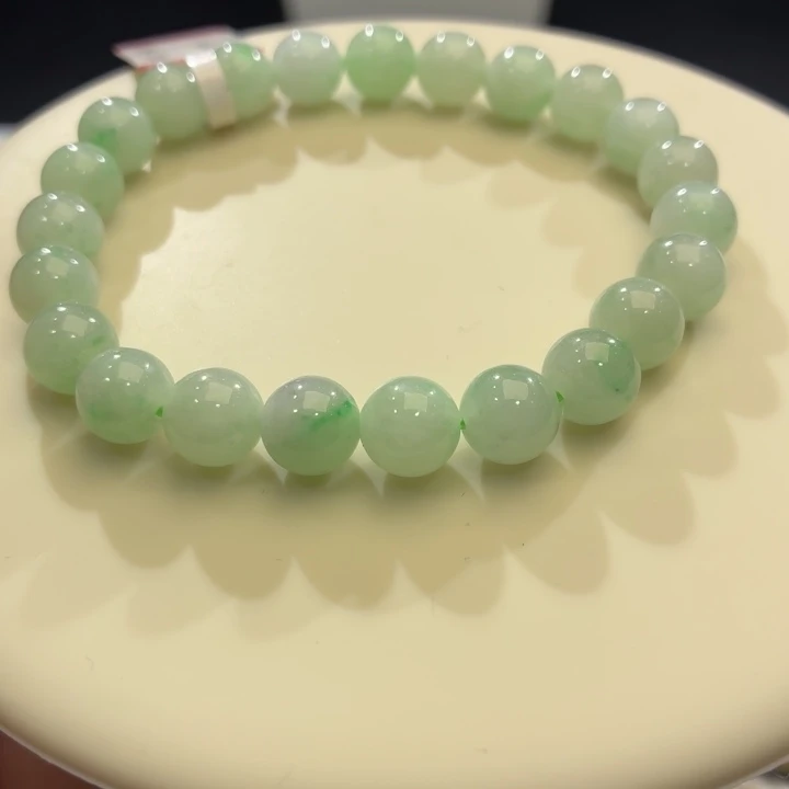 翡翠未镶嵌手链卡8.4