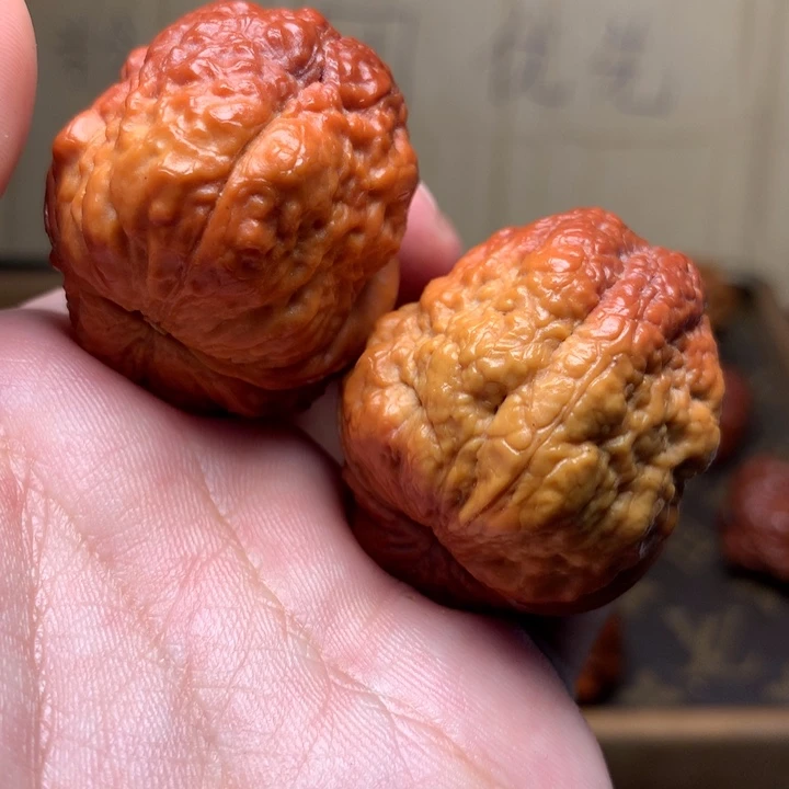 文玩核桃把件42七彩蛤蟆