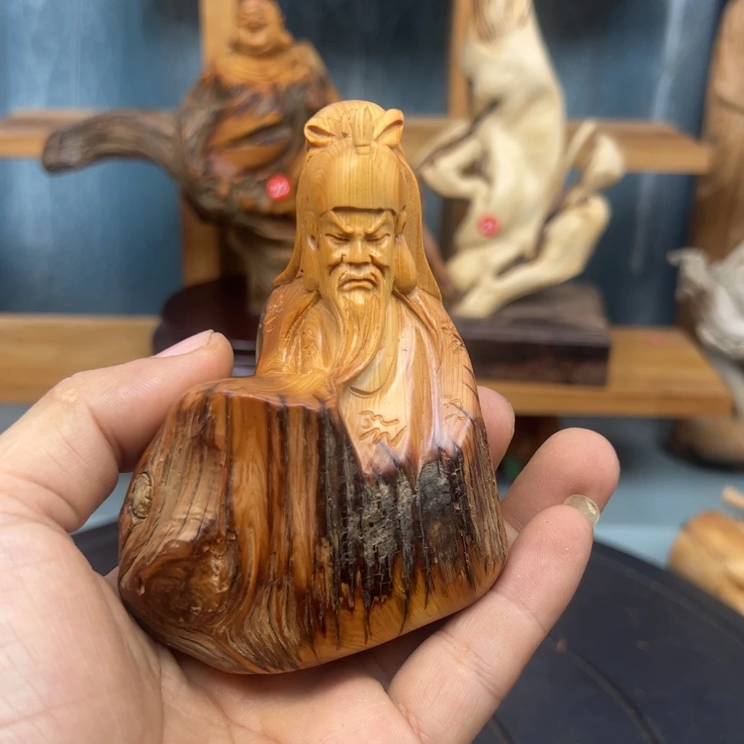 木加*崖柏木摆件手把件