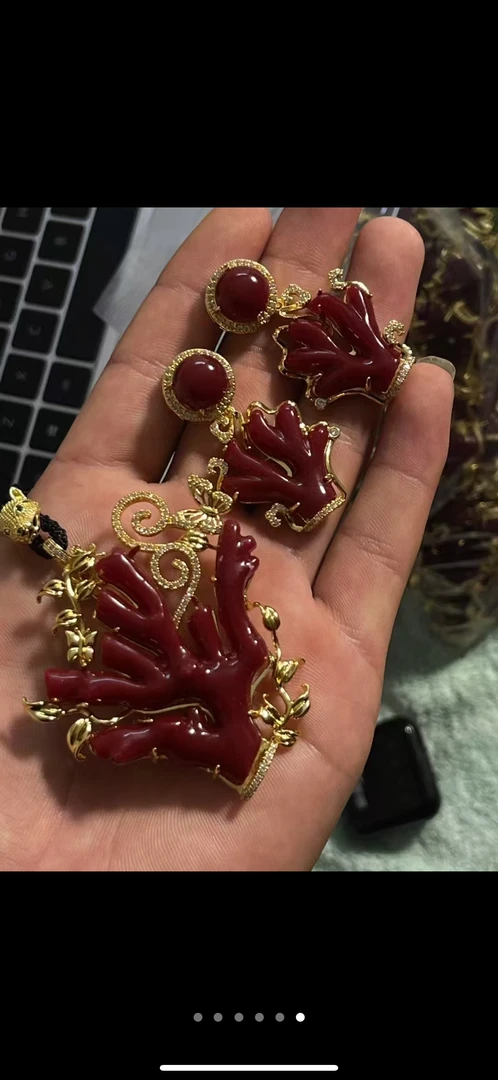 非金属亚克力耳饰 藏族饰品黄铜镀金耳饰不掉色