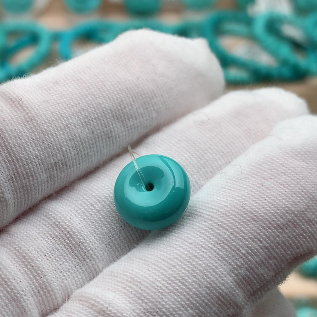 绿松石未镶嵌珠宝奇石11.5mm
