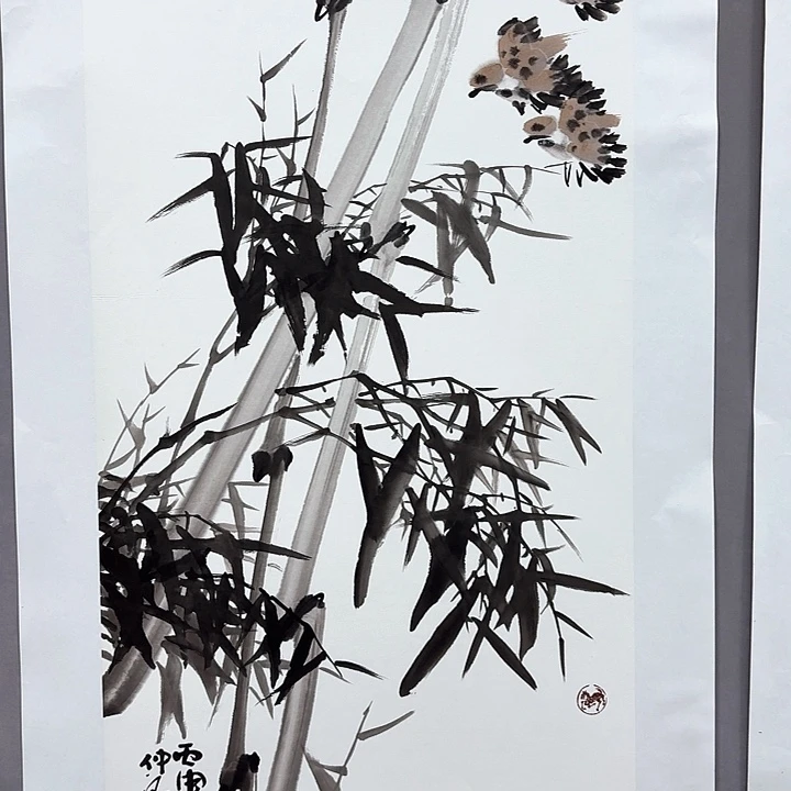 国画亲笔手绘放心去藏