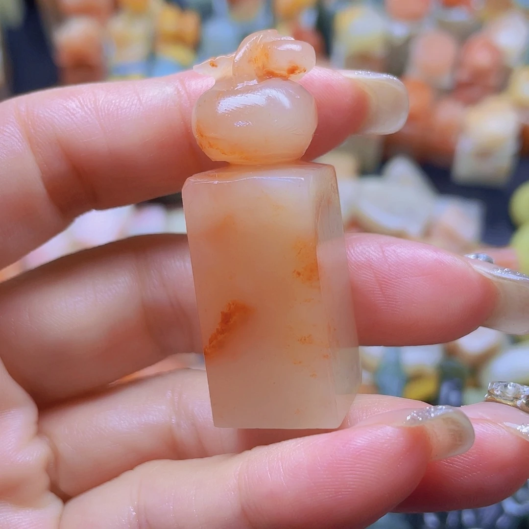 青田石印石纯手工