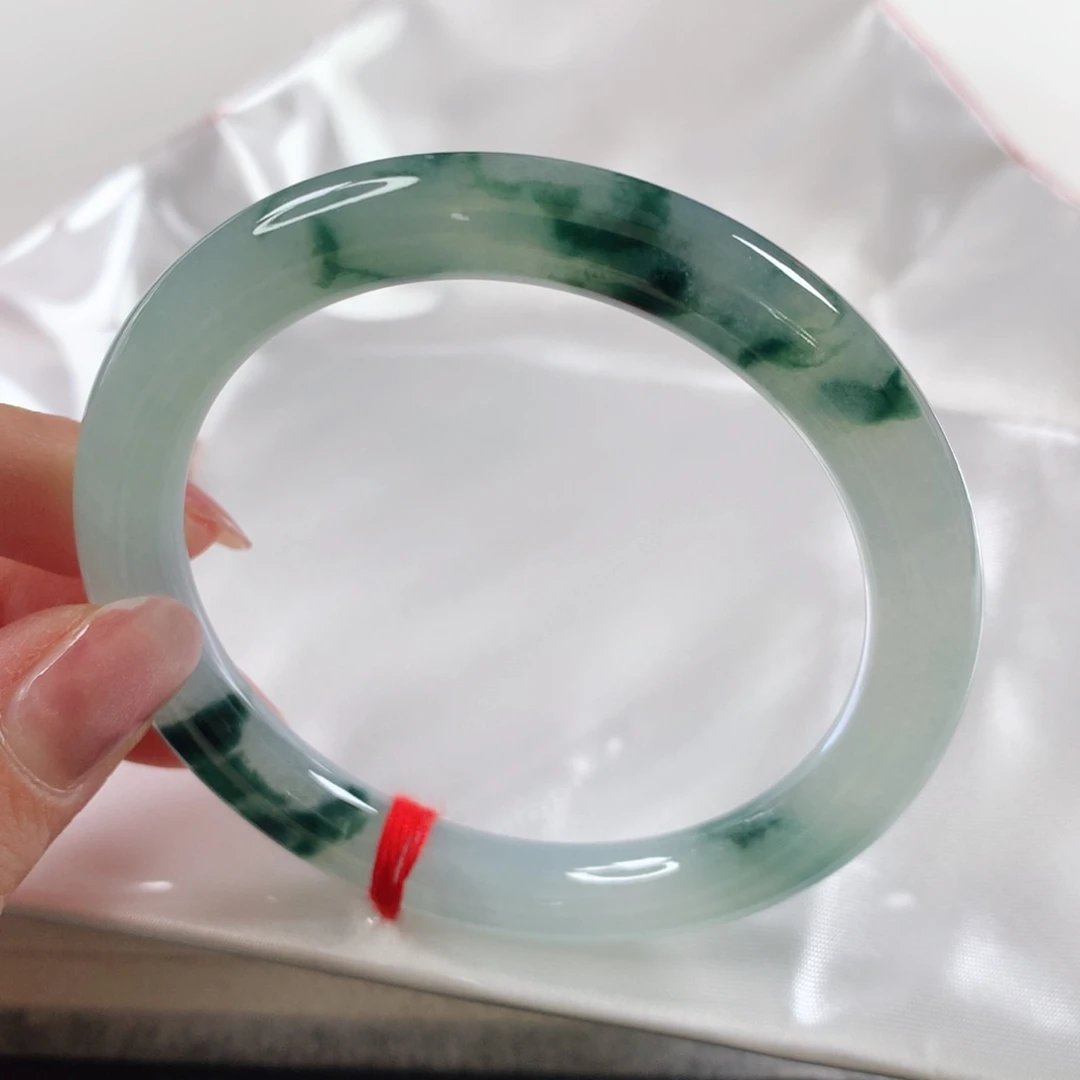 未镶嵌手镯翡翠 圆条