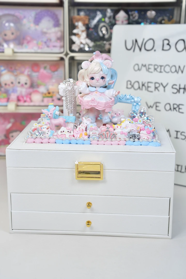 柒柒工艺创意个性潮流DIY首饰盒摆件