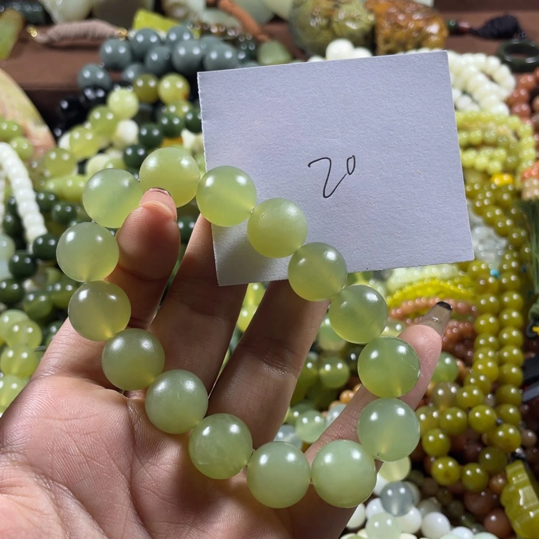 蛇纹石玉未镶嵌手串