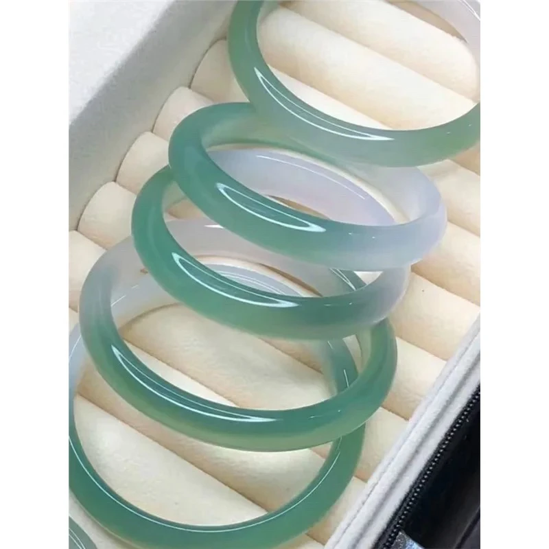 正圈半山水玛瑙手镯（圈口50/62）多样性发一