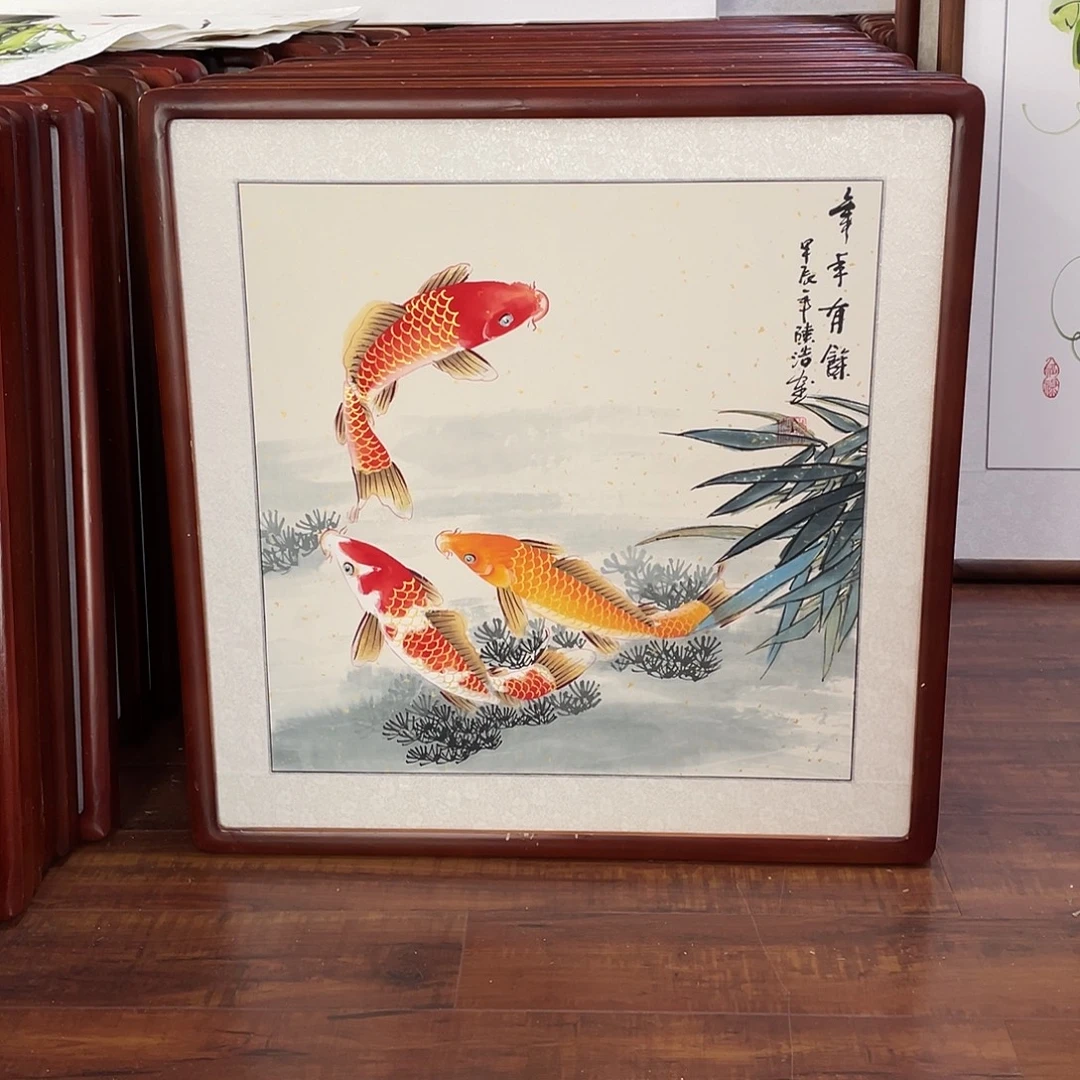 国画带框尺寸63*63厘米
