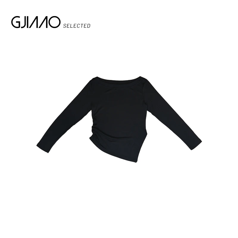 8791 侧开叉长袖上衣