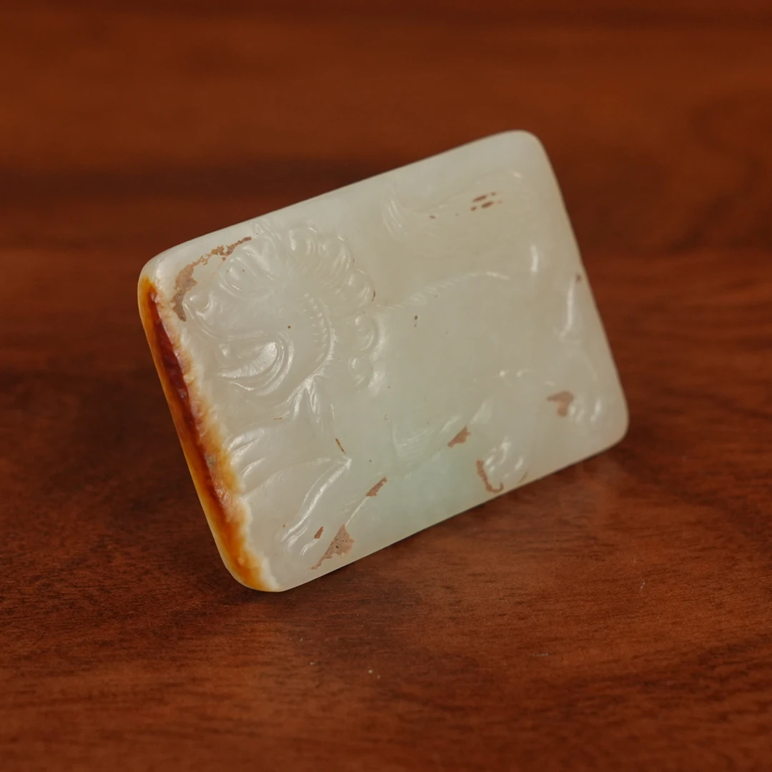 ZJ1025T038和田玉把件20.57g